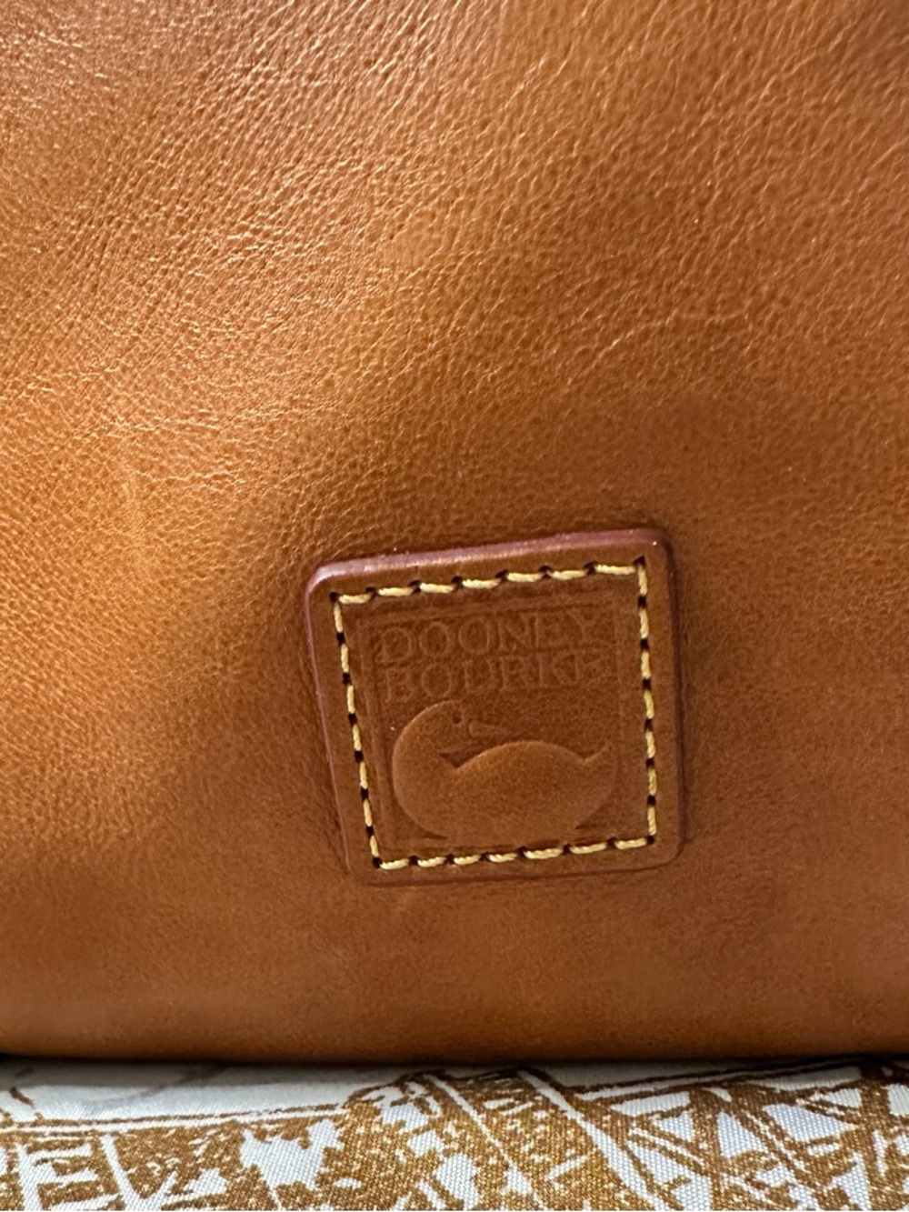 Dooney & Bourke Large Domed Leather Satchel - Picture 4 of 16